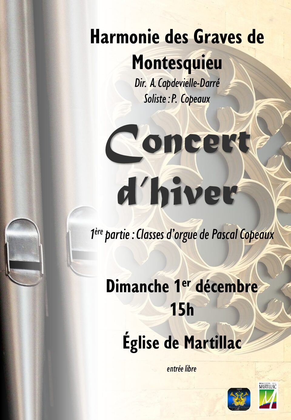 "Concert d'Hiver". Harmonie des Graves de Montesquieu