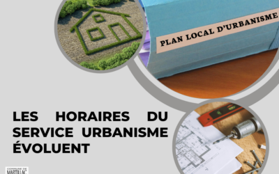 Changement des Horaires d’Ouverture du Service Urbanisme