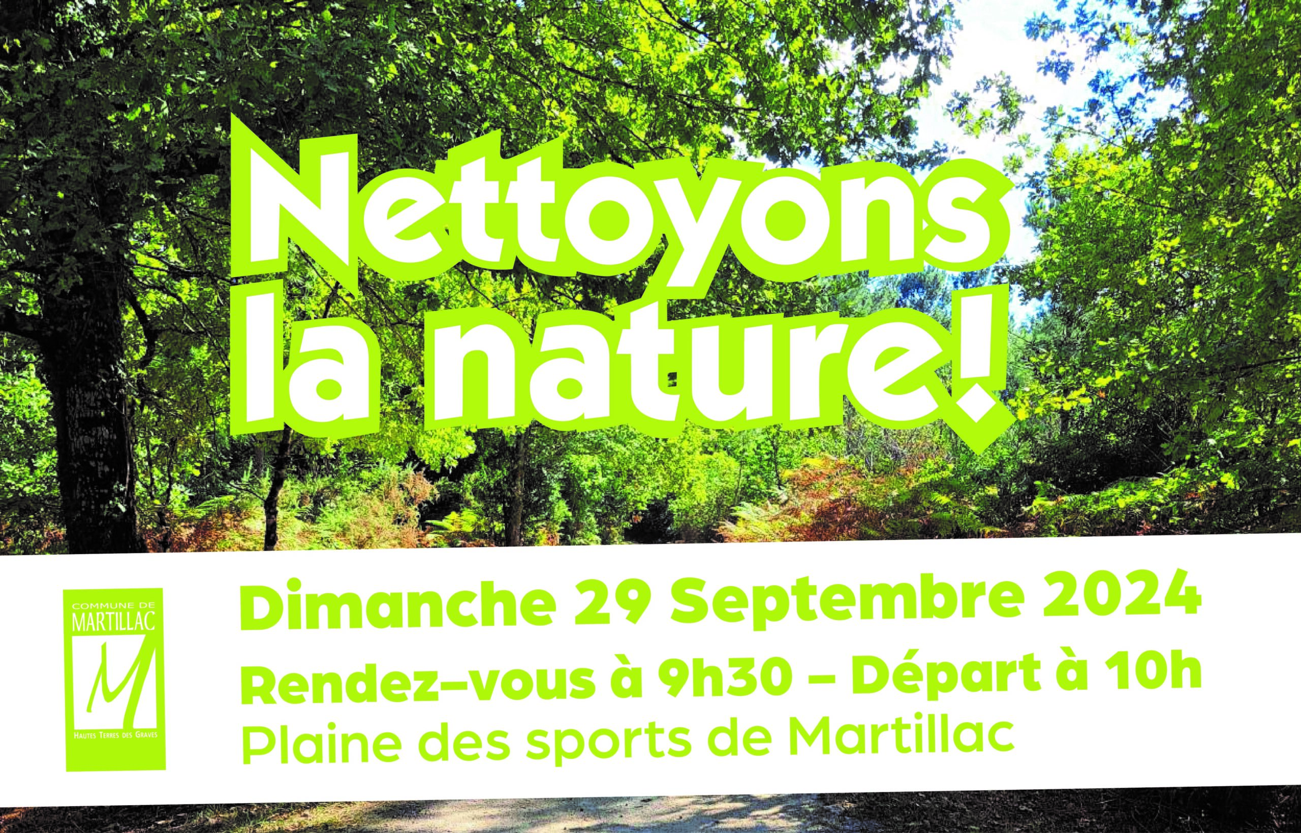 Nettoyons la nature