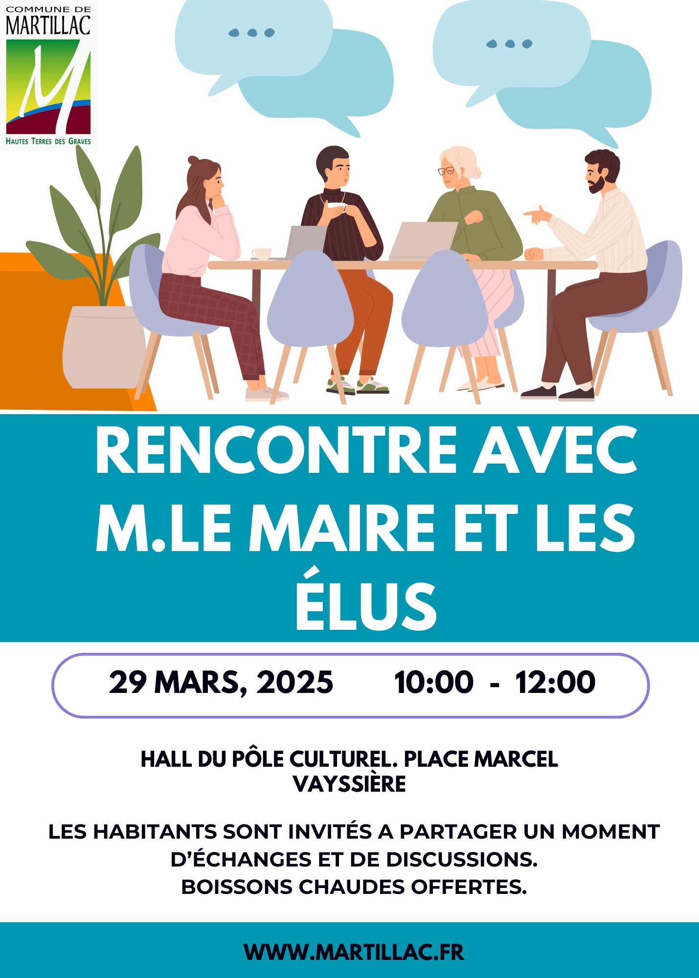 Rencontre avec M.le Maire et les Élus