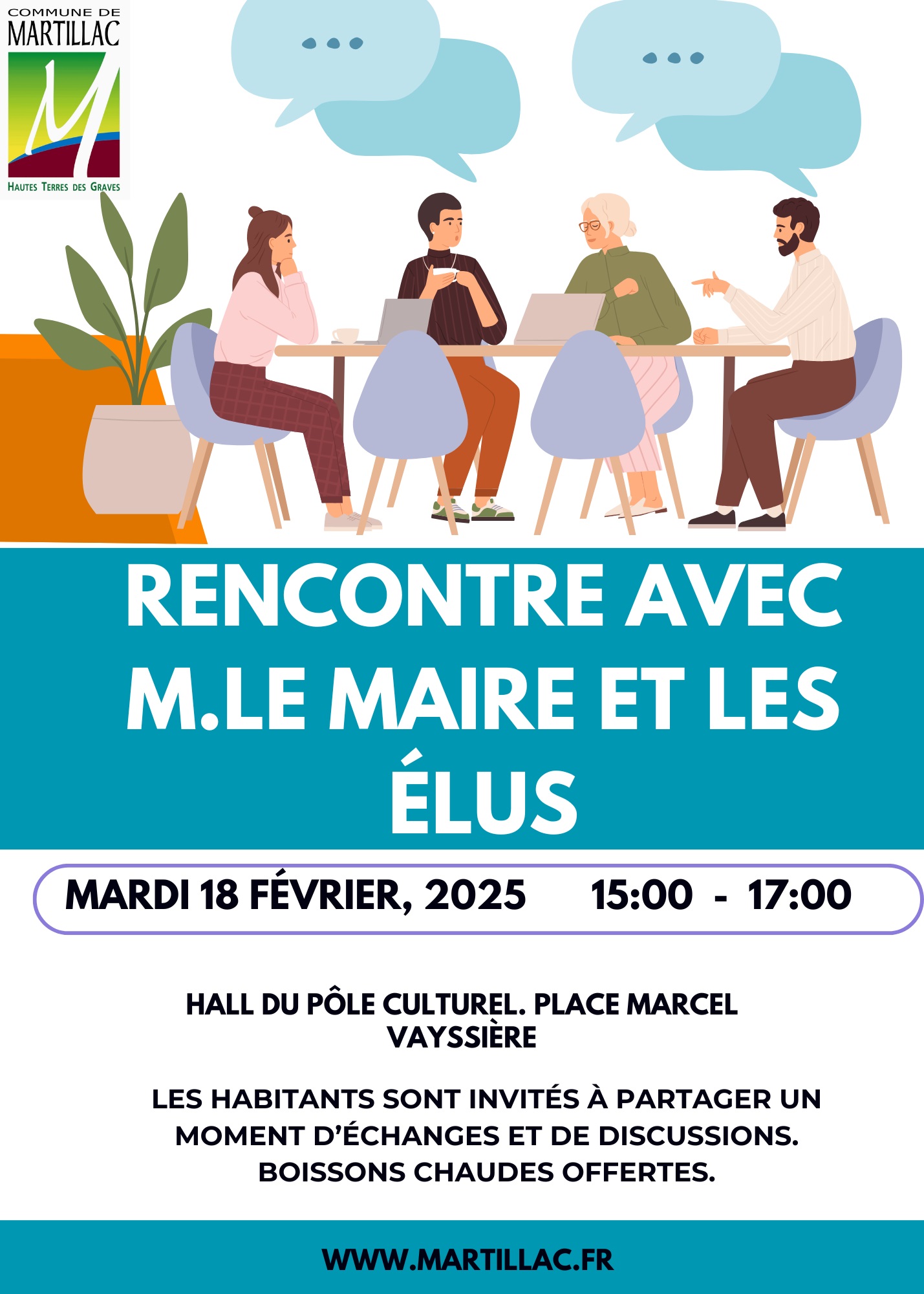 Rencontre avec M. le Maire et les Élus