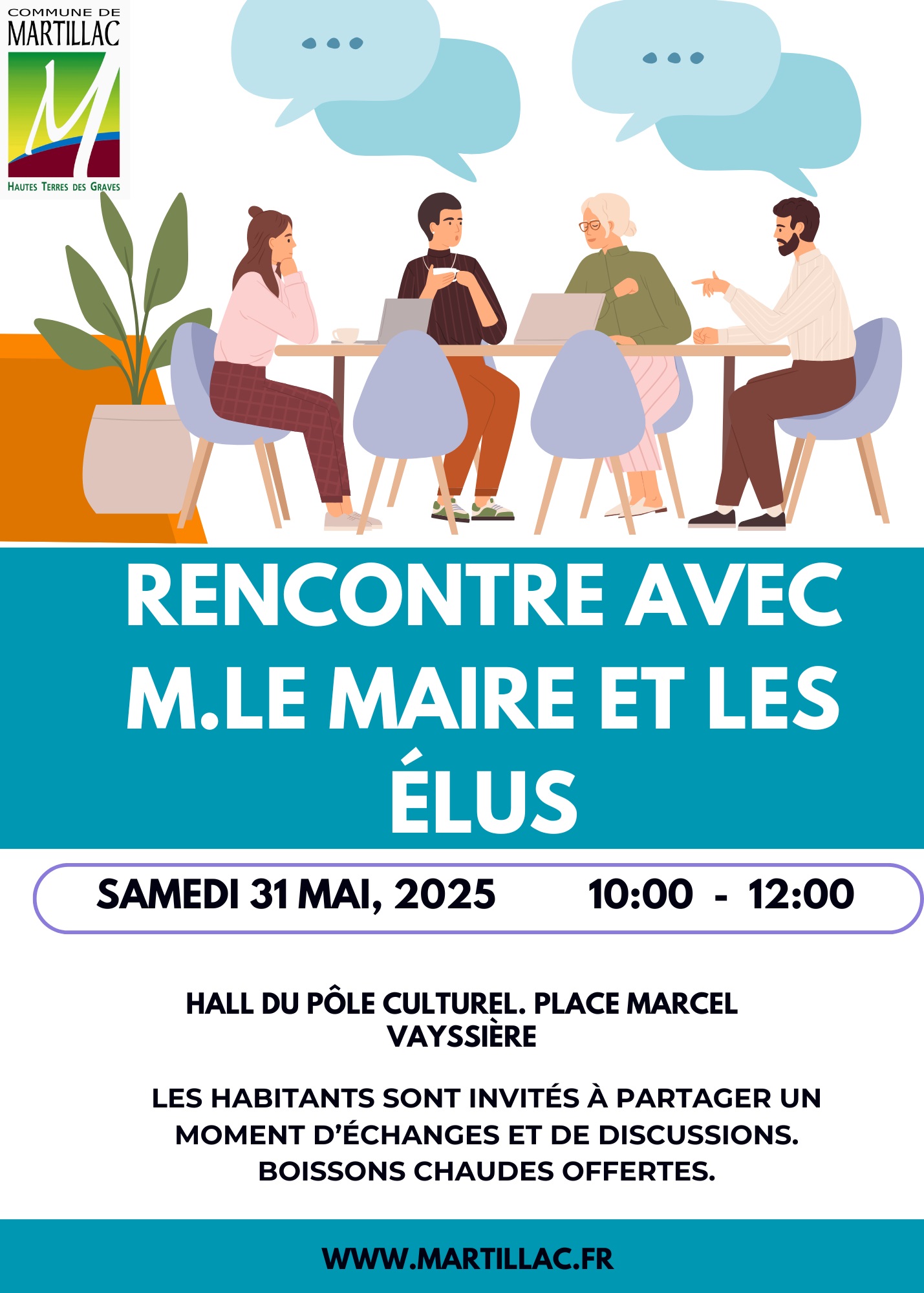 Rencontre avec M.le Maire et les Élus